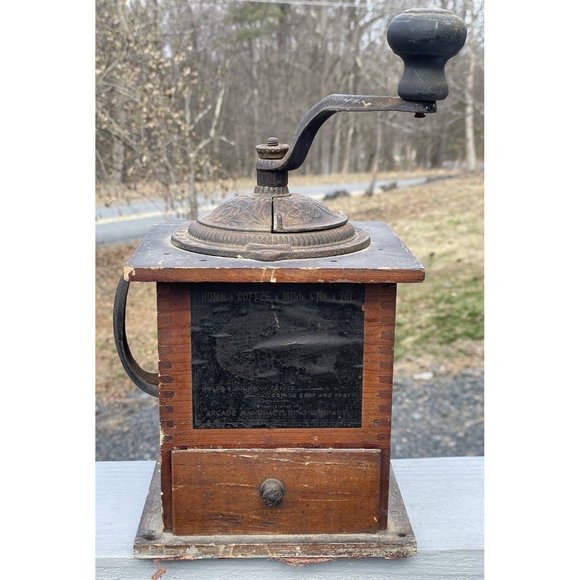 Antique Imperial Arcade Home Coffee Mill Grinder No. 767 Circa Late 1800’s - Picture 3 of 16